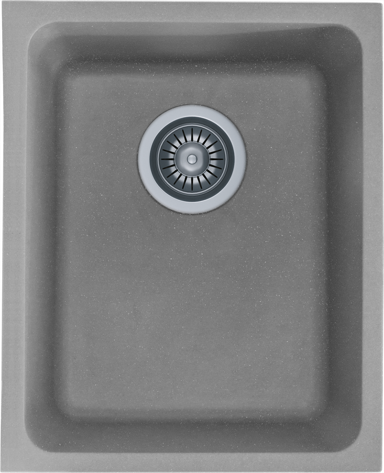 Zlewozmywak granitowy KGS U 45 1B GREY METALLIC