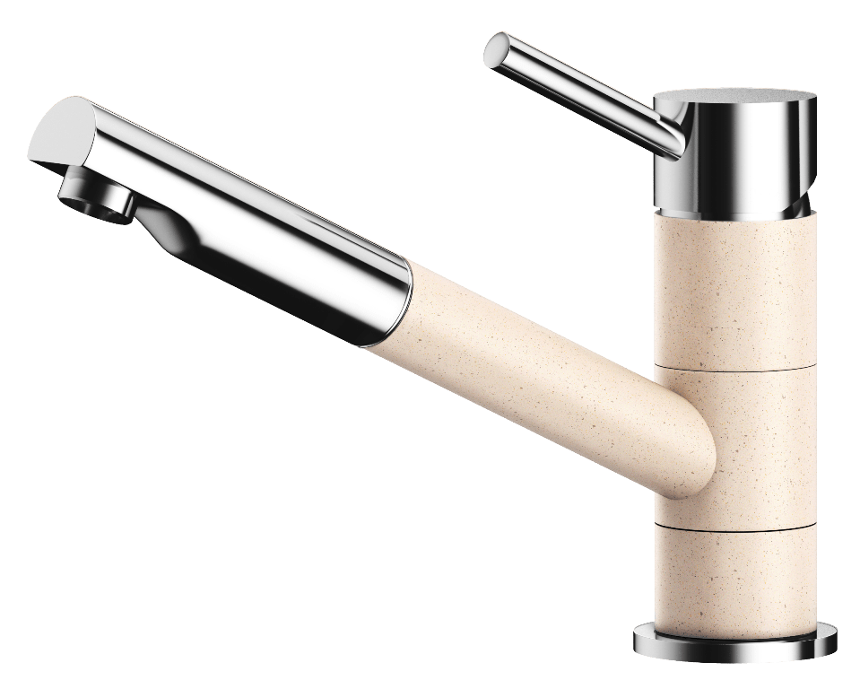 Bateria granitowa z obrotową wylewką KWT 05 PO SAND / CHROME