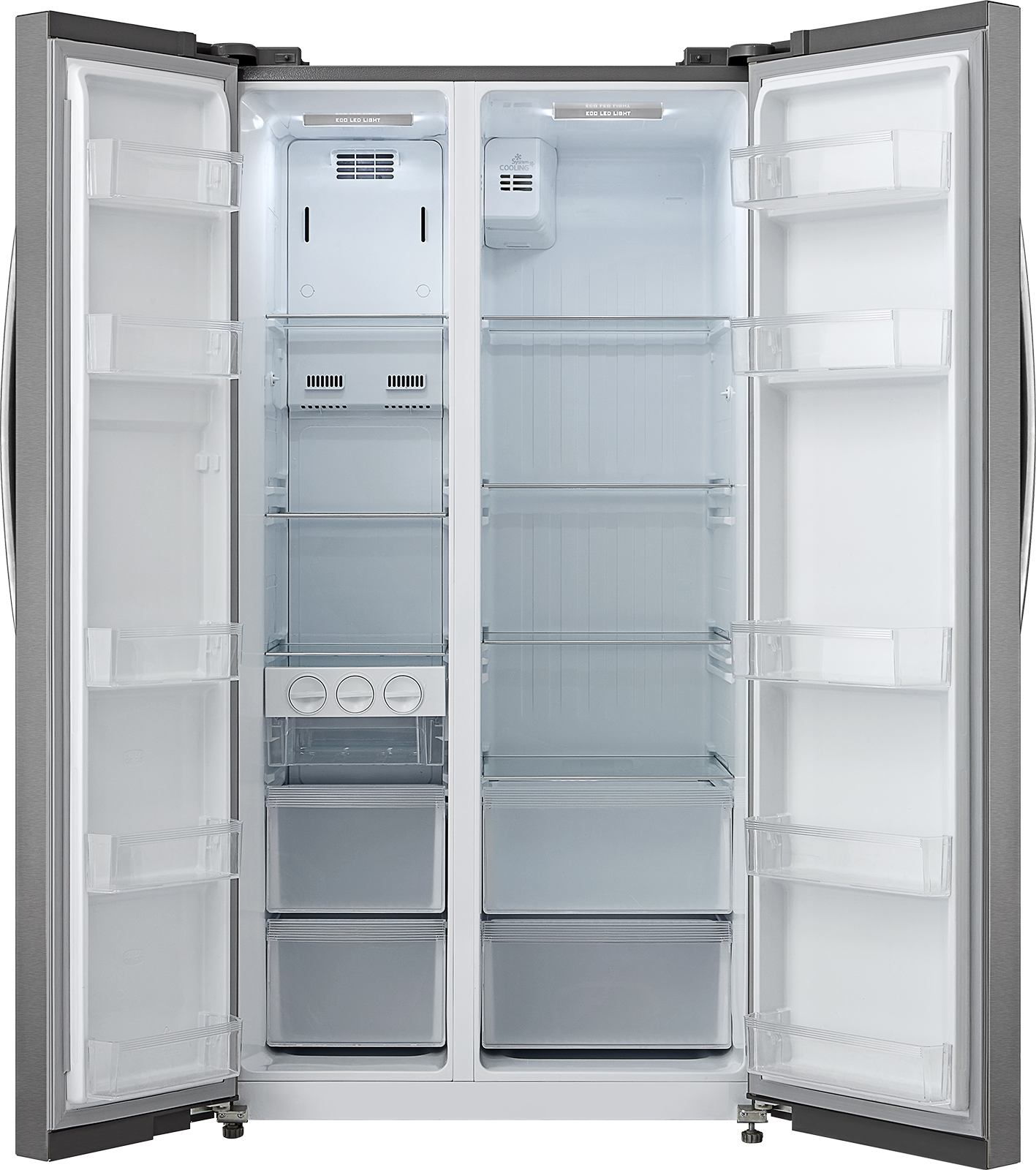 panasonic side by side door fridge